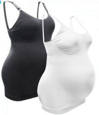 Ein glückseliges Erlebnis für Mütter mit Umstands-Tanktops