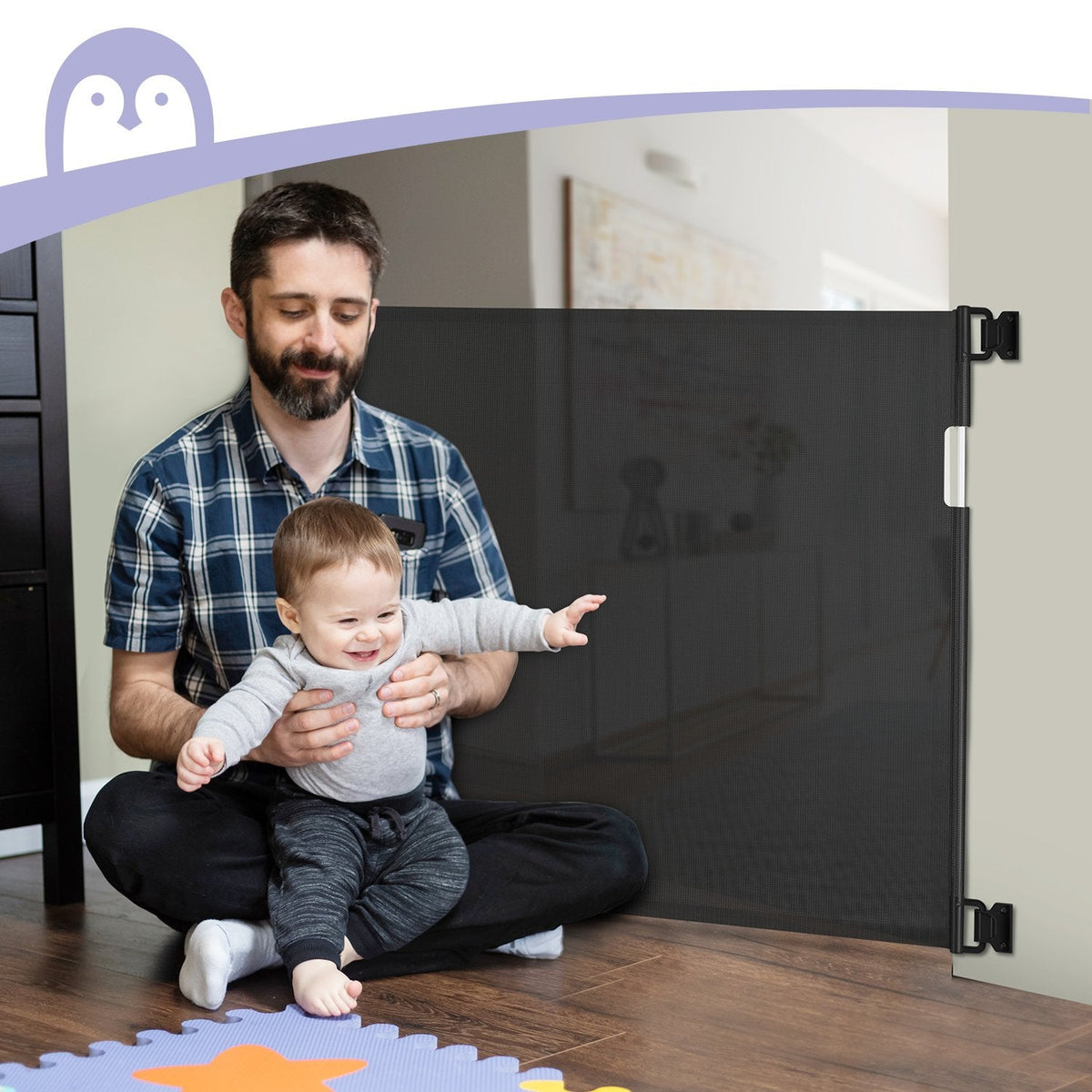 retractable baby gate