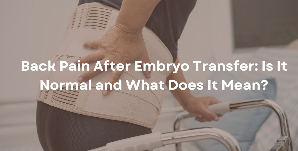 Back Pain After Embryo Transfer: Is It Normal and What Does It Mean?