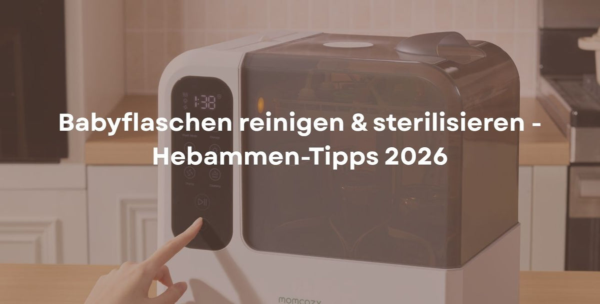 Babyflaschen reinigen & sterilisieren - Hebammen-Tipps 2026