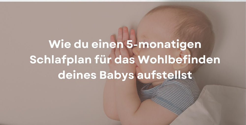 Wie du einen 5-monatigen Schlafplan für das Wohlbefinden deines Babys aufstellst
