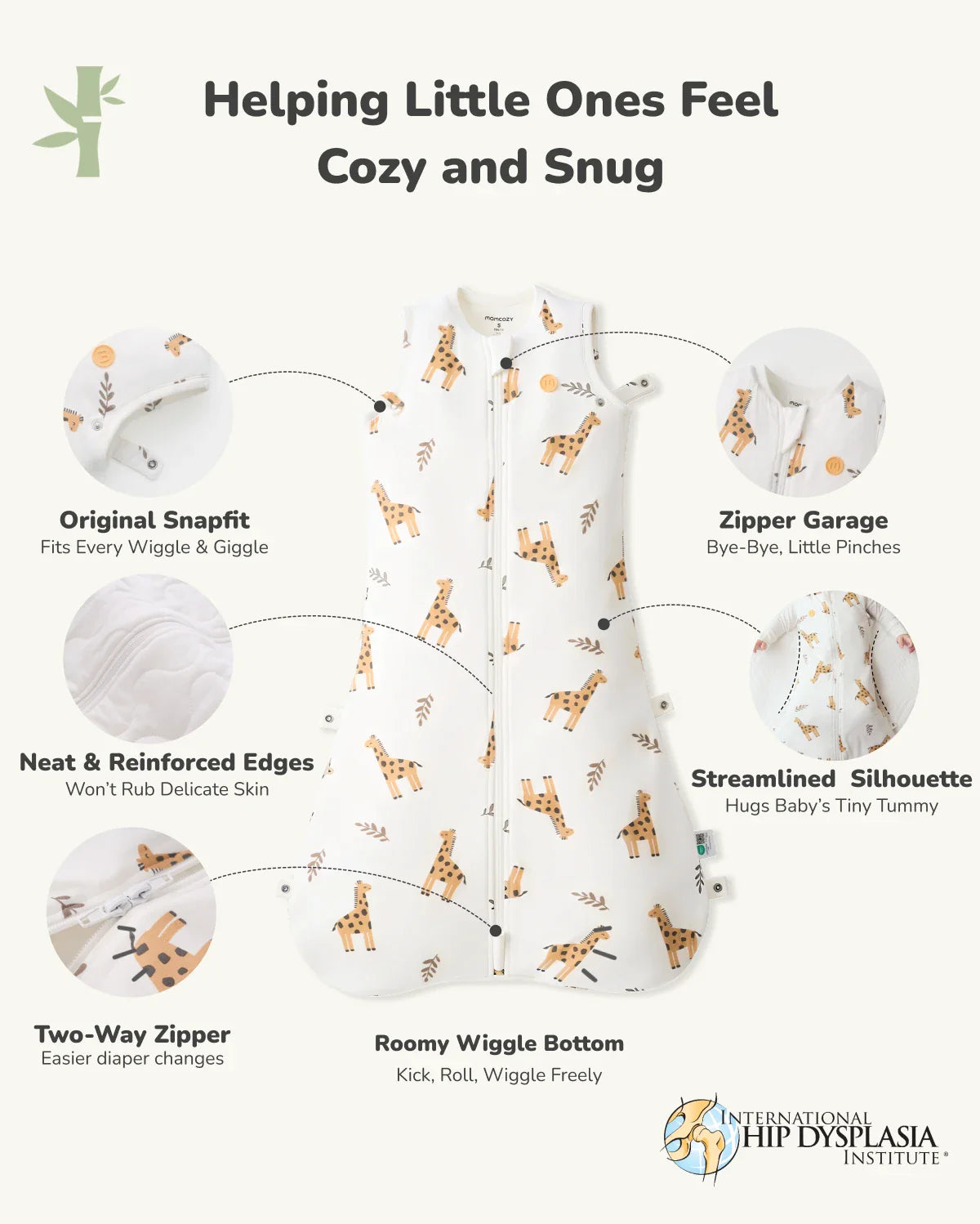 Momcozy Babyschlafsack 1,5 TOG