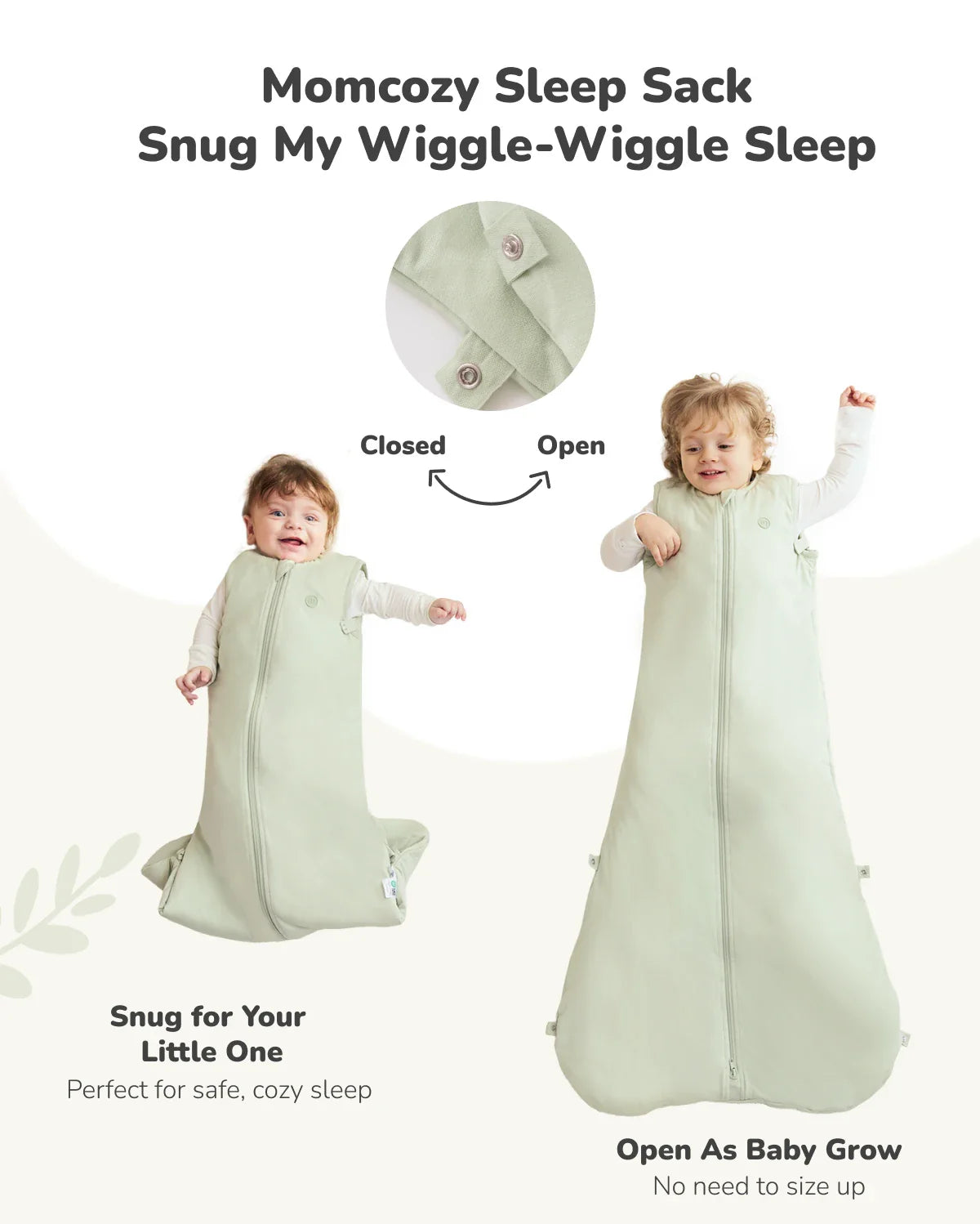 Momcozy Babyschlafsack 1,5 TOG