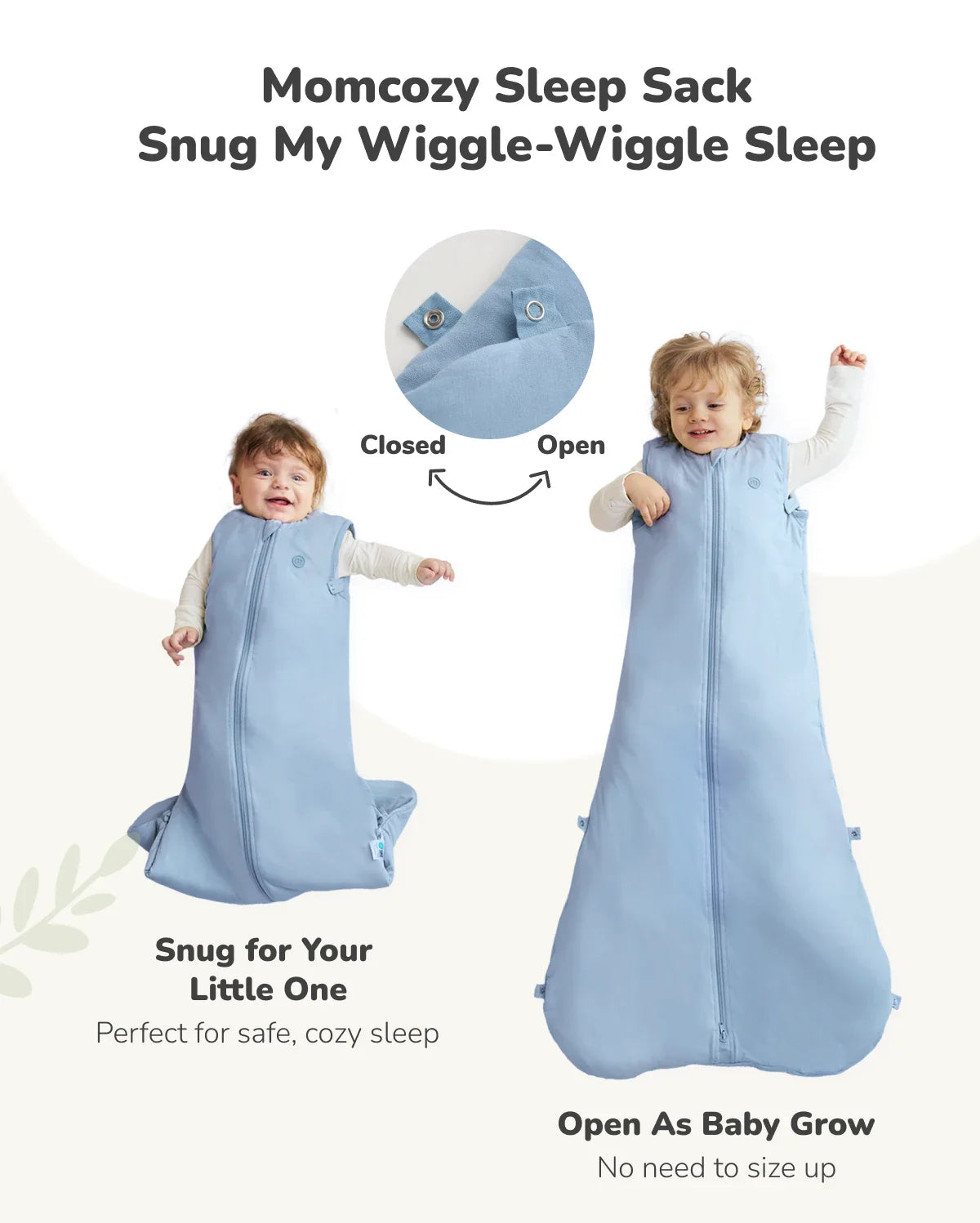 Momcozy Babyschlafsack 1,5 TOG