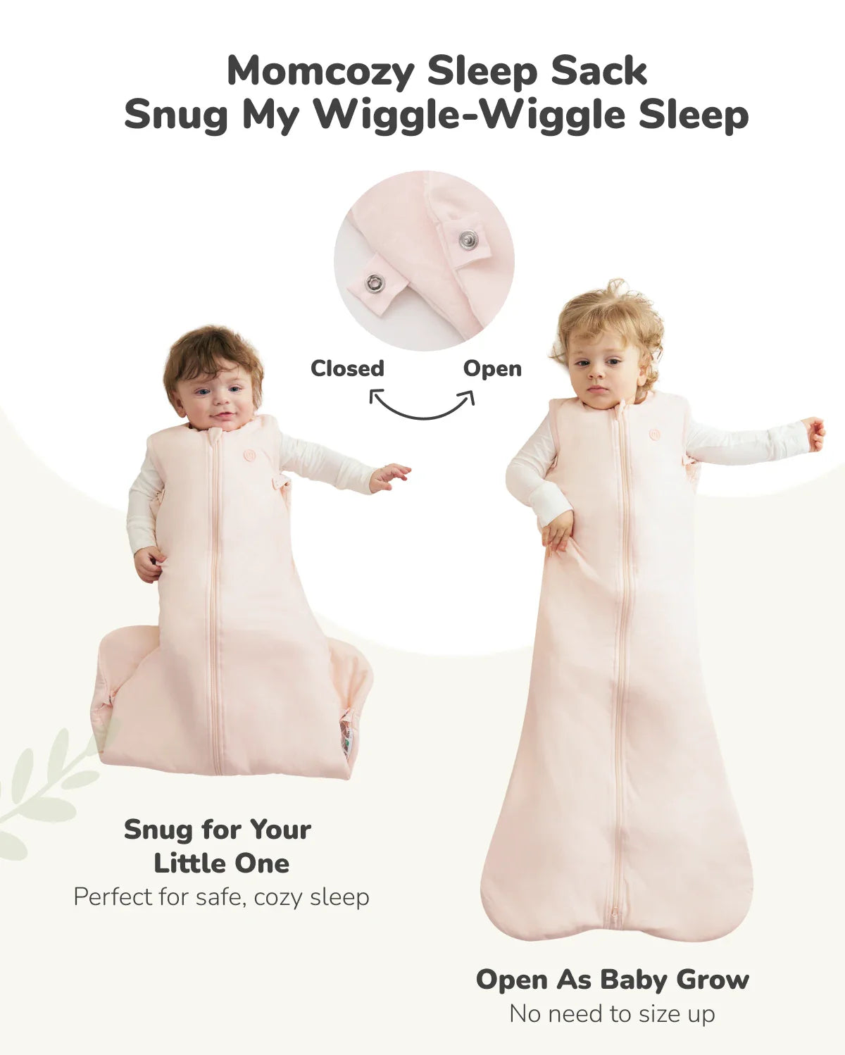 Momcozy Babyschlafsack 1,5 TOG