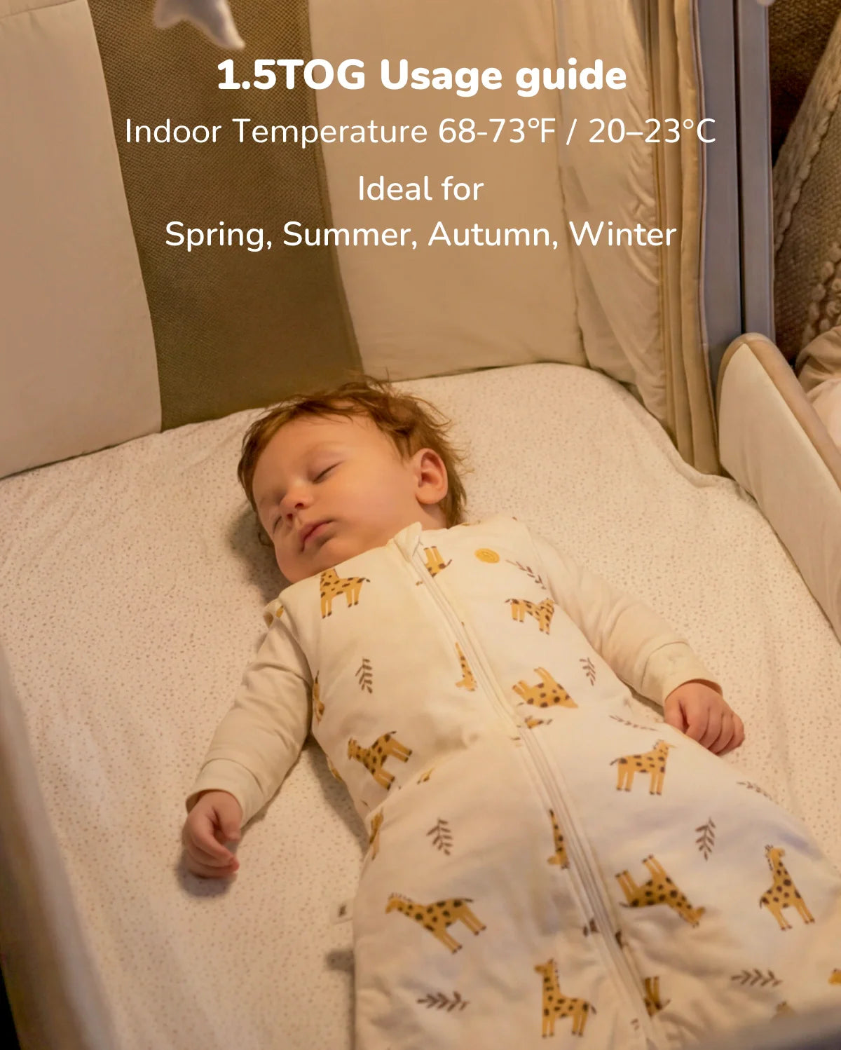 Momcozy Babyschlafsack 1,5 TOG