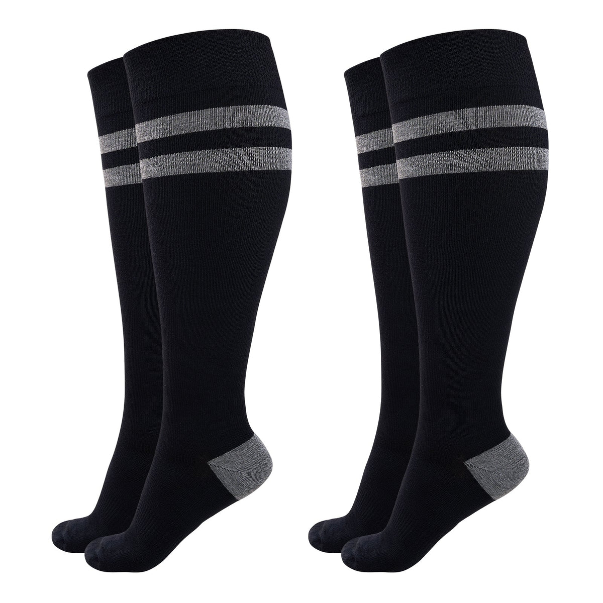 Momcozy Kompressionssocken für Schwangere, 2er Pack 15-20 mmHg