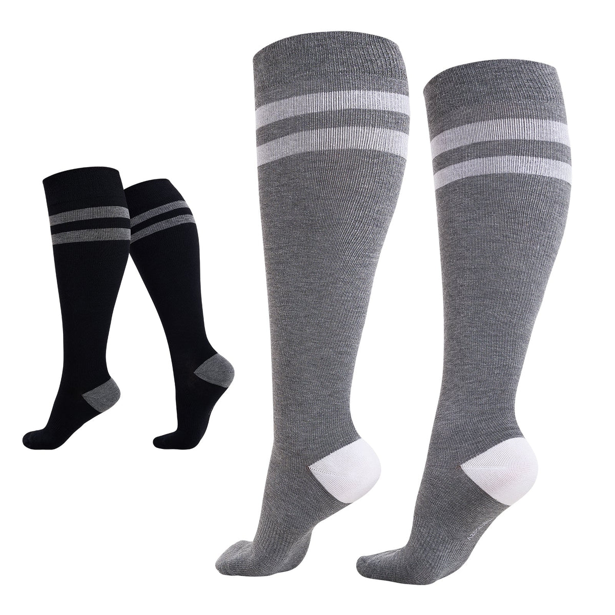 Momcozy Kompressionssocken für Schwangere, 2er Pack 15-20 mmHg