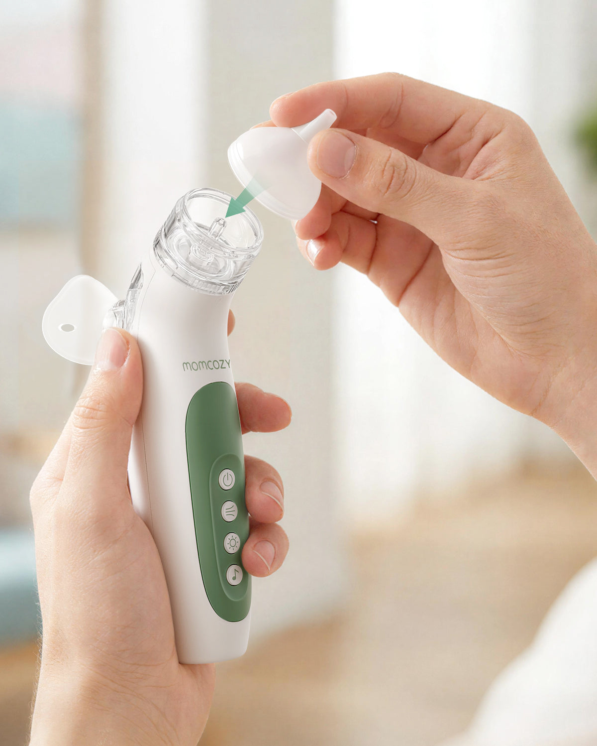 Momcozy BreezyClear™ 2-in-1 Elektrischer Nasensauger Ersatzköpfe