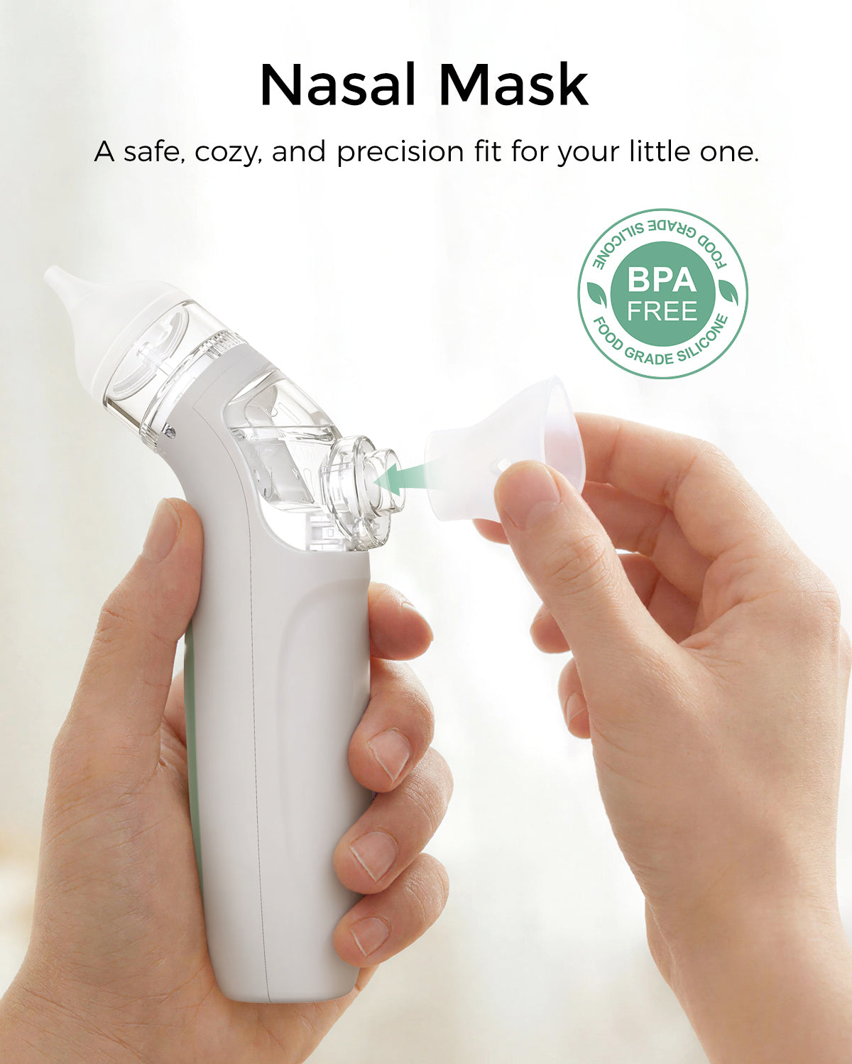 Momcozy BreezyClear™ 2-in-1 Elektrischer Nasensauger Ersatzköpfe