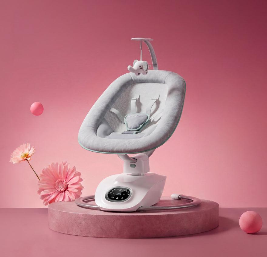Momcozy CocoSway 3D-Motion Elektrische Babyschaukel