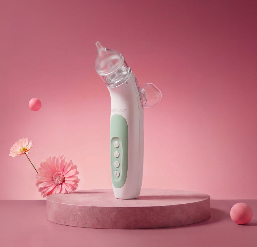 Momcozy BreezyClear™ 2-in-1 Elektrischer Nasensauger mit Sprüh- und Saugfunktion