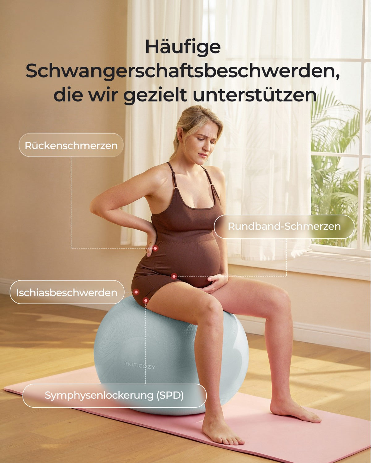 BirthEase Schwangerschaftsball-Set
