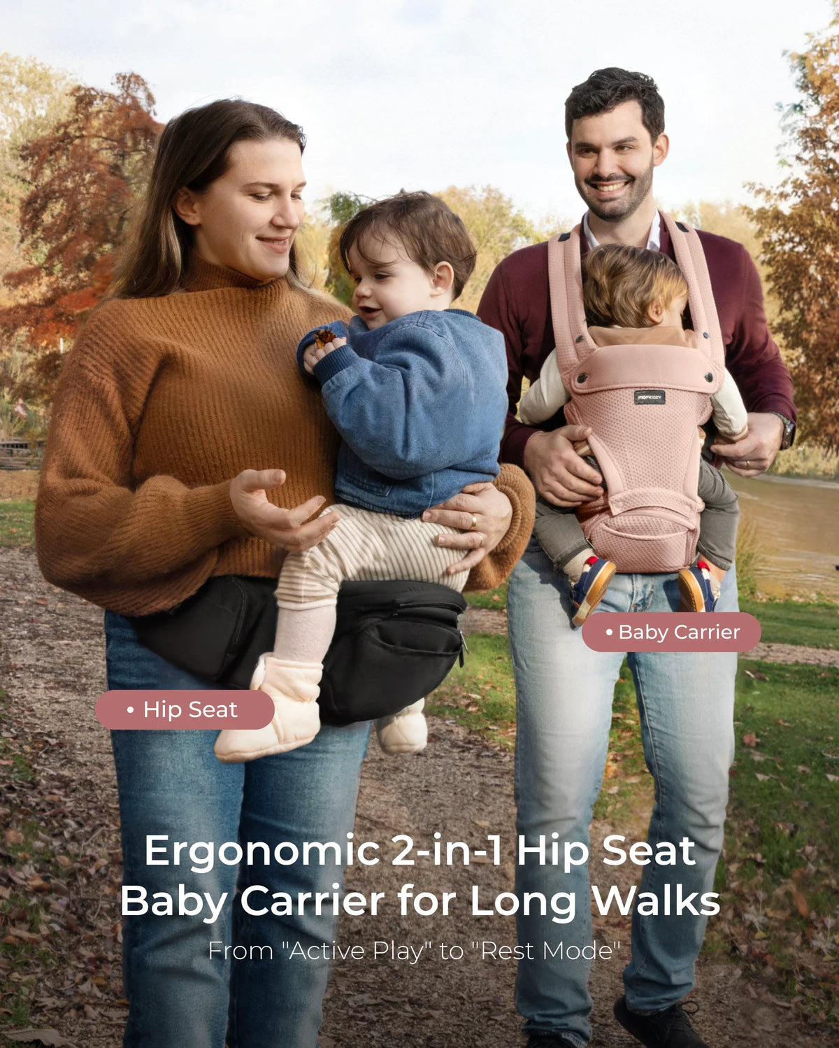 Momcozy Move2Fit Hüftsitztrage