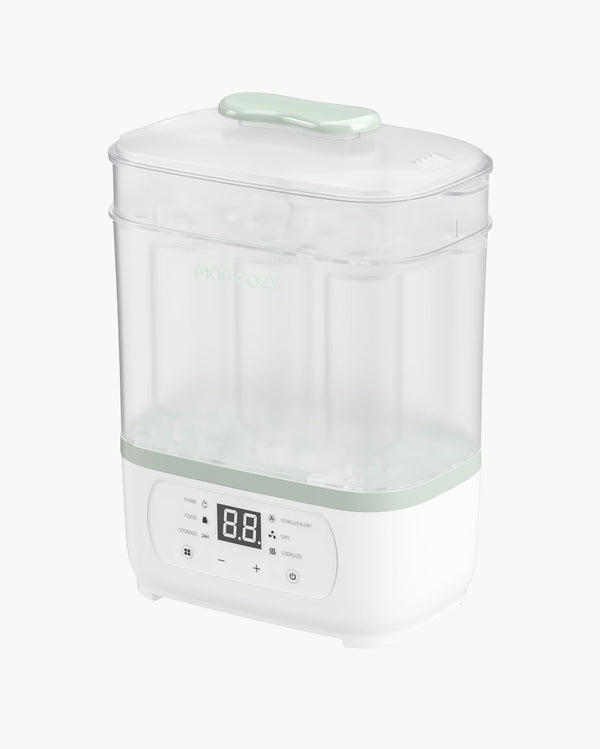 Momcozy 8-in-1 Dampfsterilisator für Babyflaschen mit LED-Display