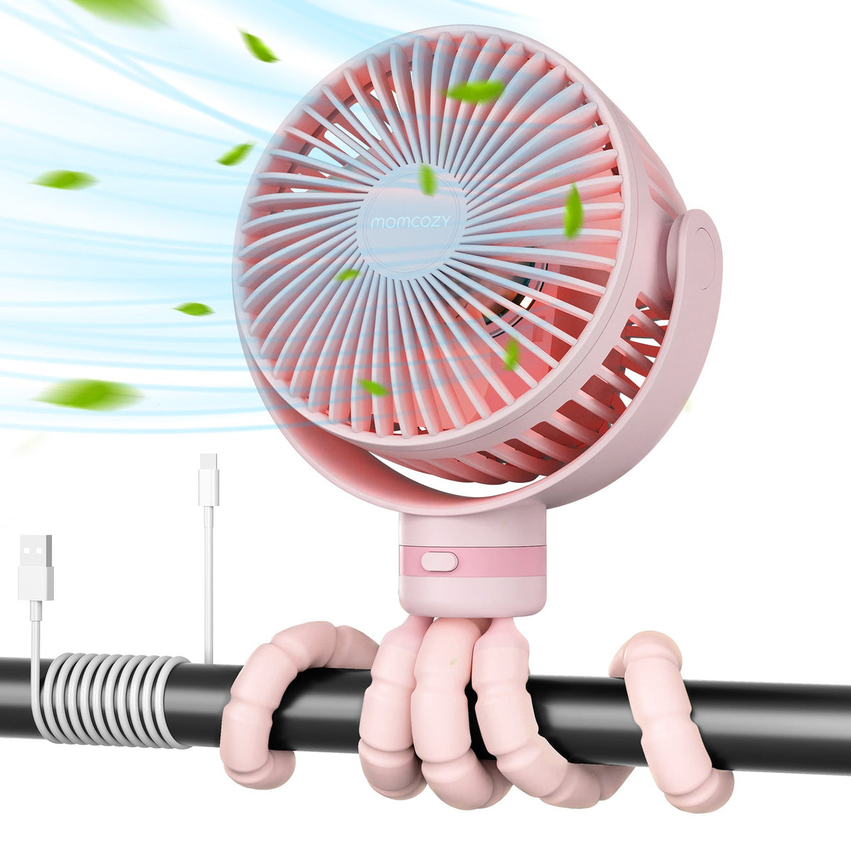Wiederaufladbarer USB-Handventilator für die Reise
