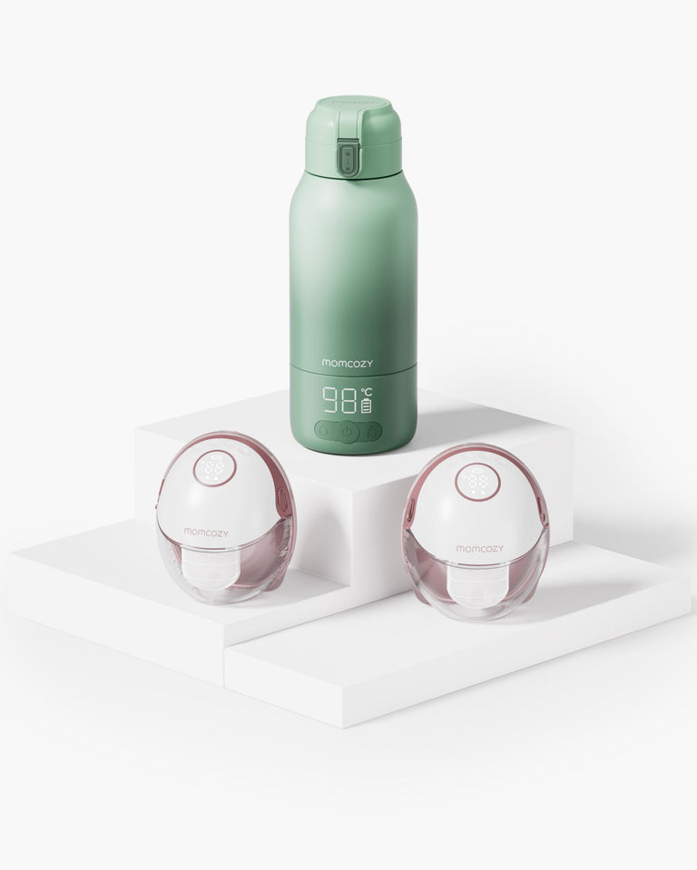 Translation missing: de.M6 Wasserwärmer-Bundle: M6 freihändige Milchpumpe und Muttermilchwärmer