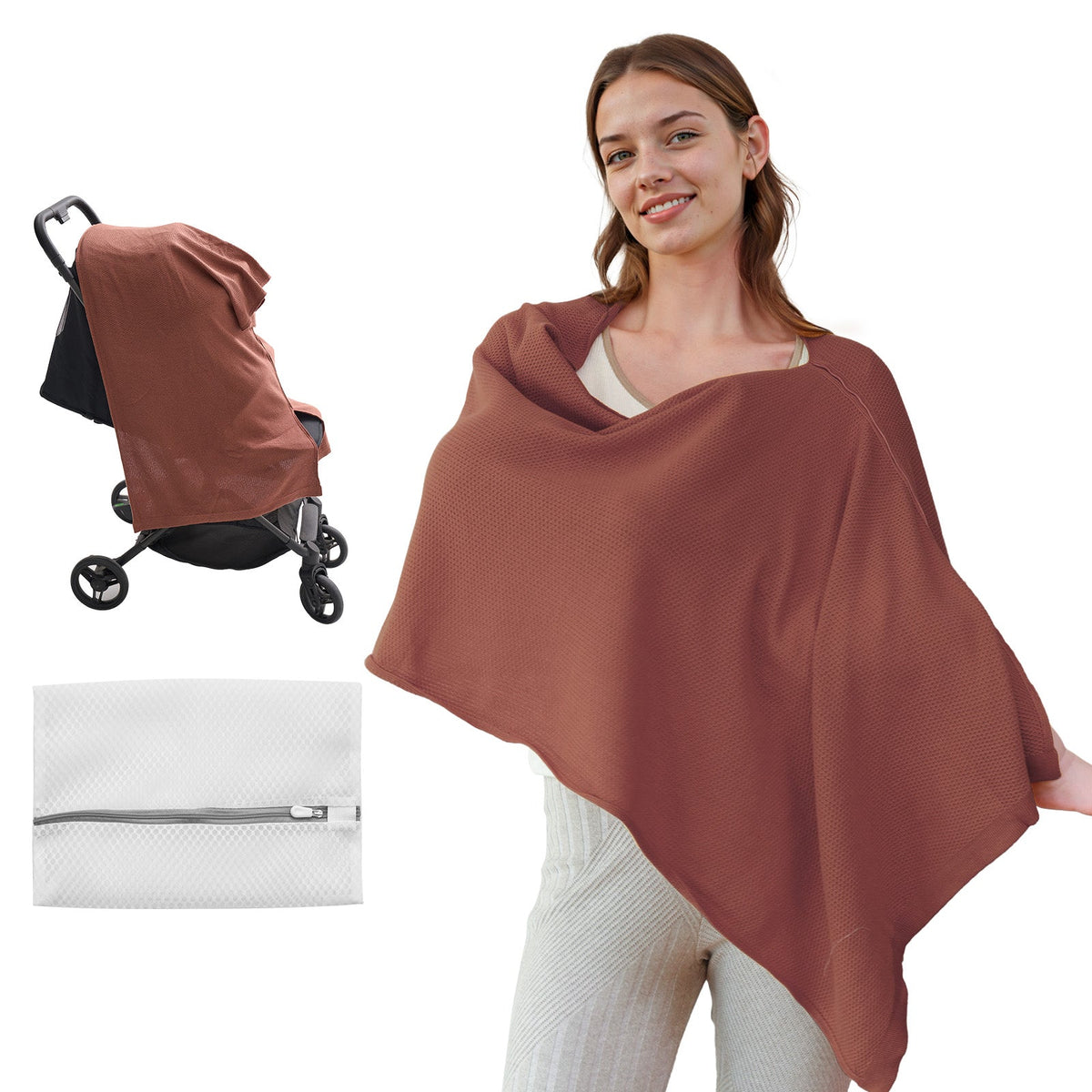 Momcozy Stilldecke – Weicher, atmungsaktiver und vielseitig verwendbarer Poncho