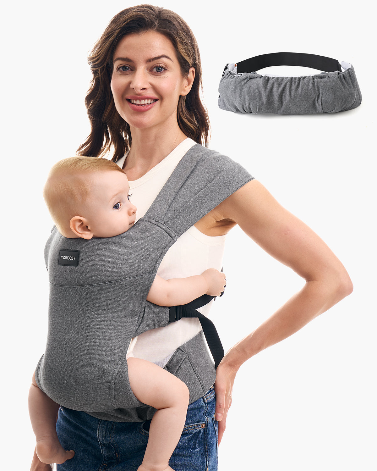 Momcozy Tragbare Babytrage – Leicht & Faltbar