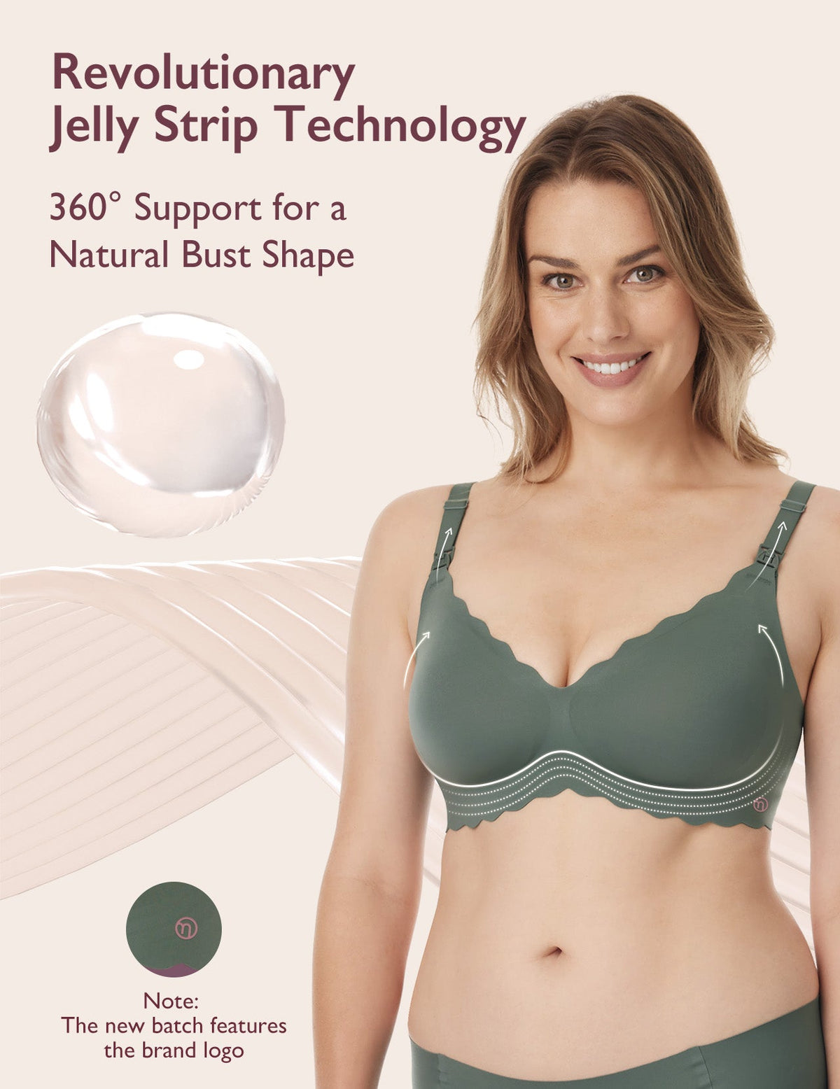 Jelly-Strip - Nahtloser Still-BH YN46