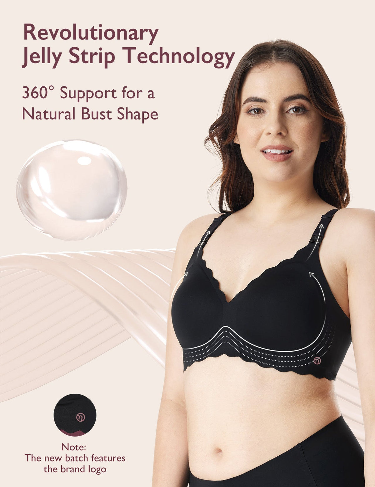 Jelly-Strip - Nahtloser Still-BH YN46