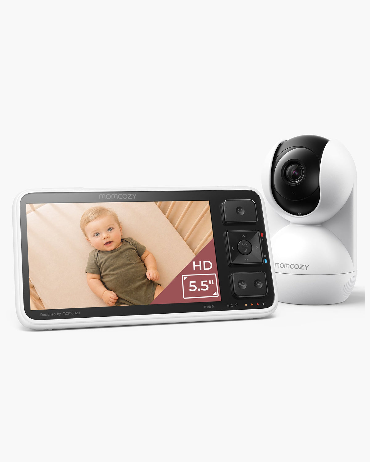 Intelligentes Babyphone ohne WLAN, 5,5 Zoll, Full HD (BM03 schwarz)