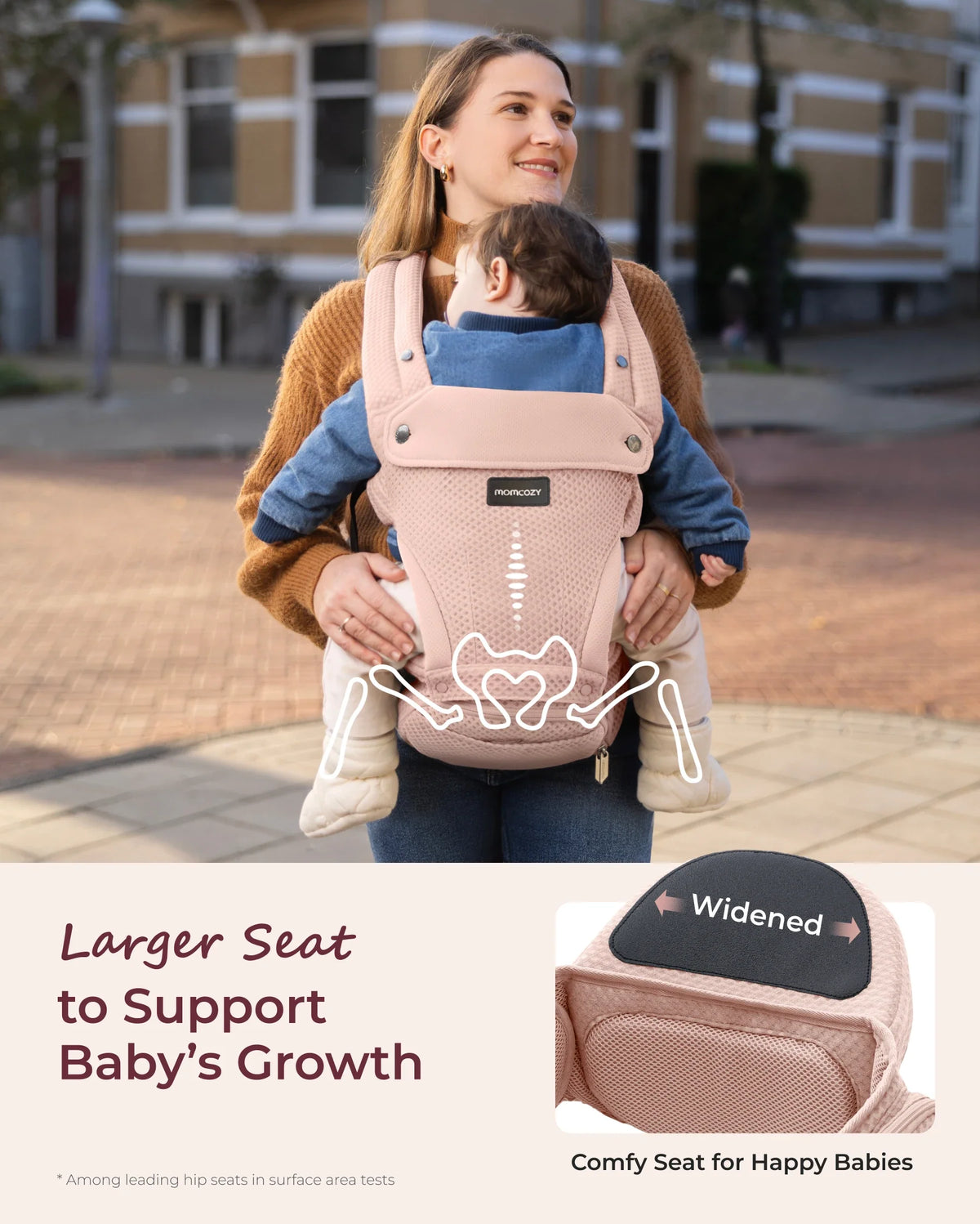 Momcozy Move2Fit Hüftsitztrage