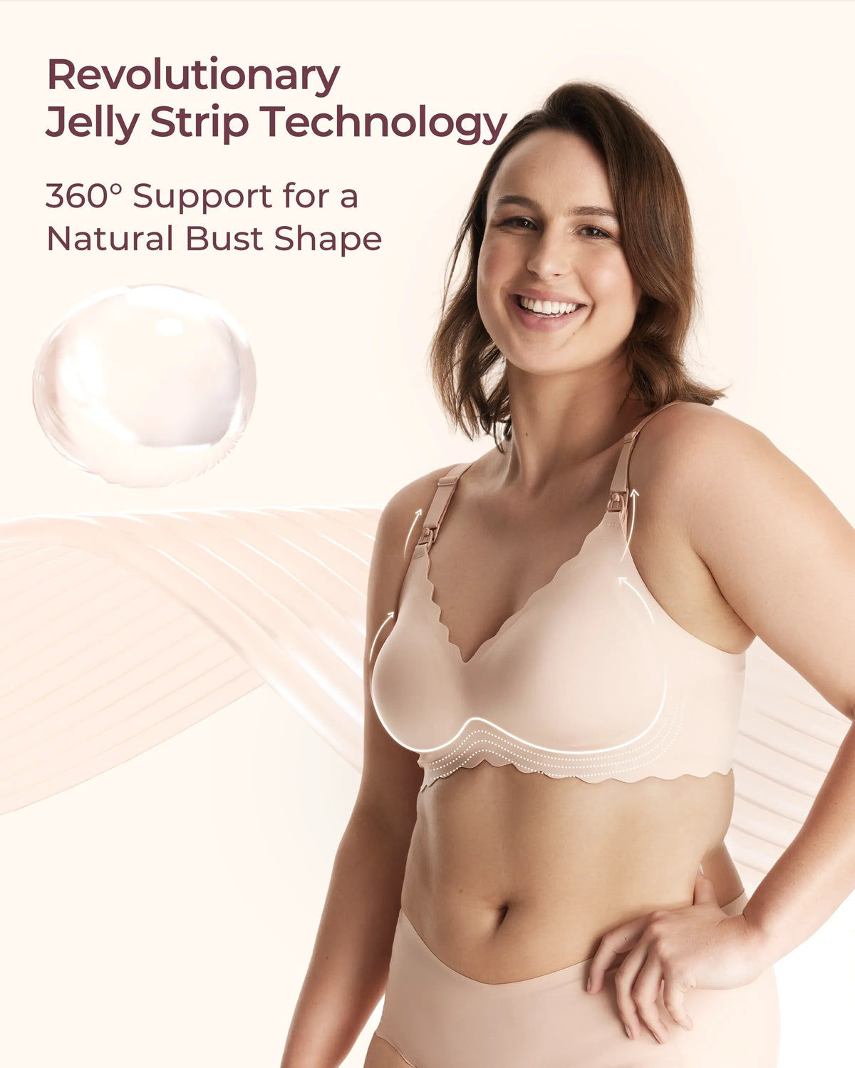 Jelly-Strip - Nahtloser Still-BH YN46