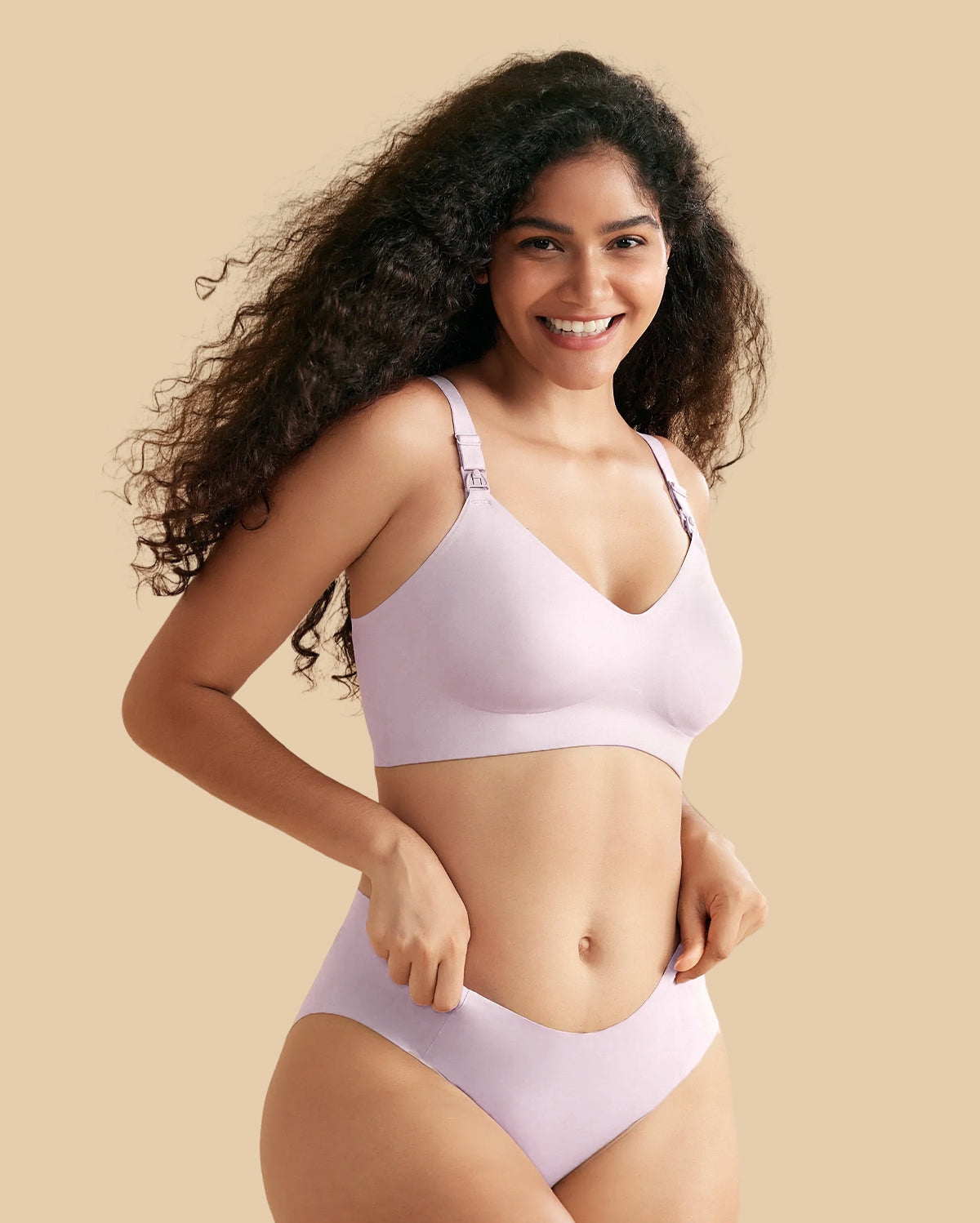 CozyAura – Ultraweicher, nahtloser Still-BH – YN21