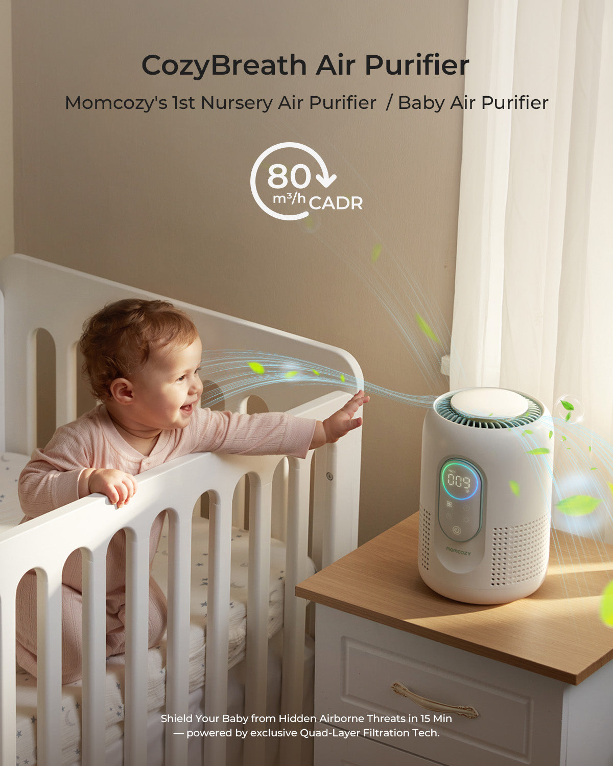 Momcozy CozyBreath Baby-Luftreiniger