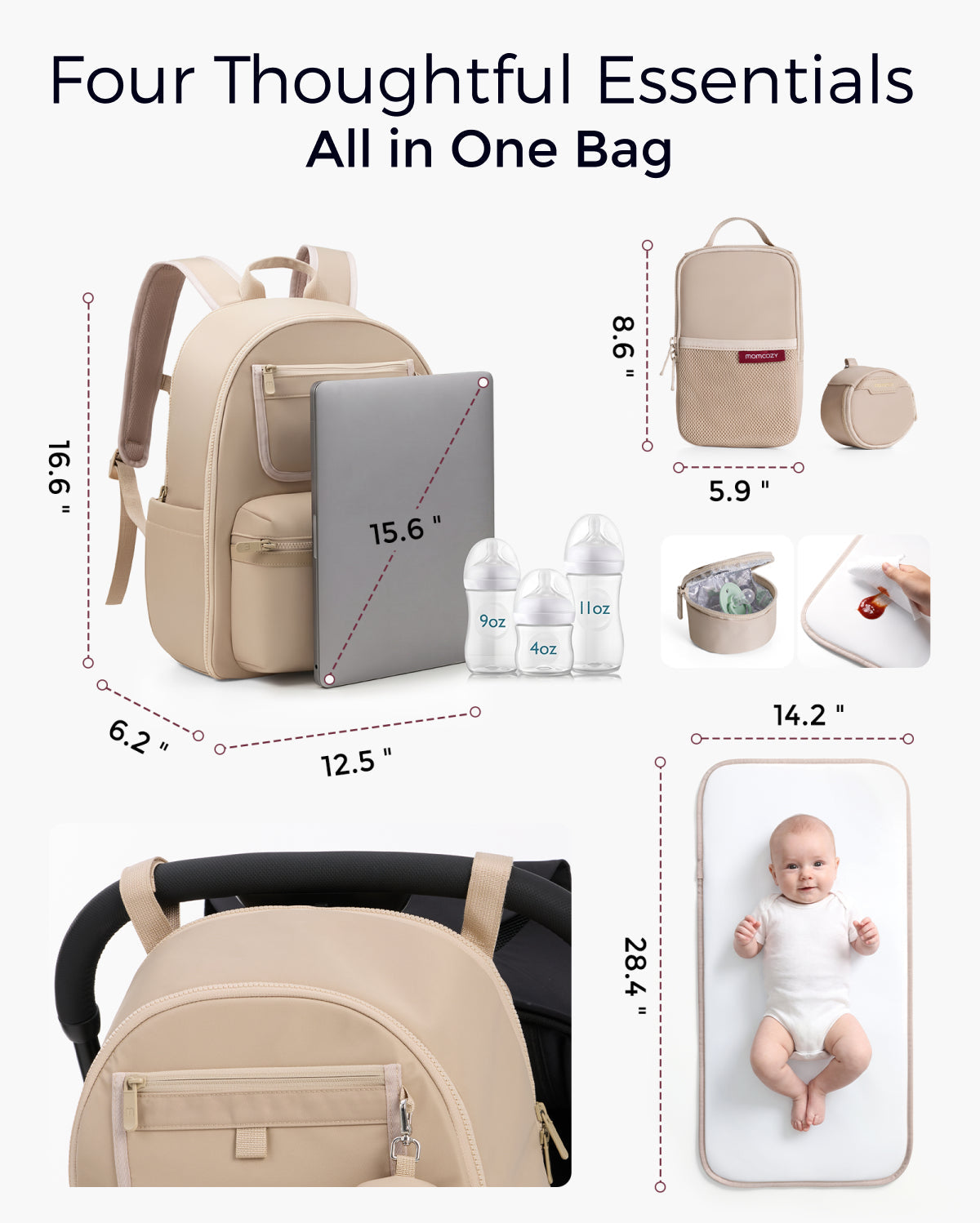 Momcozy Isolierte Babyflaschentasche