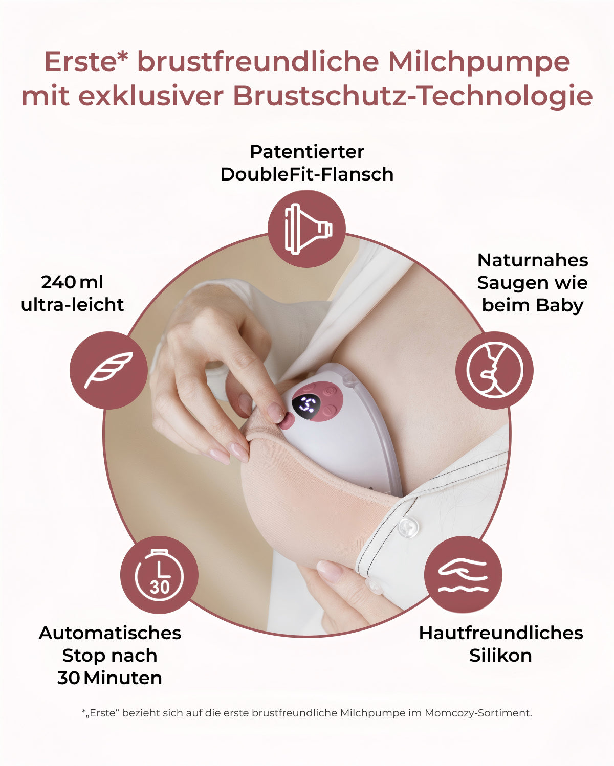 M5 Smart Tragbare Milchpumpe – Mit App-Steuerung aufgerüstet