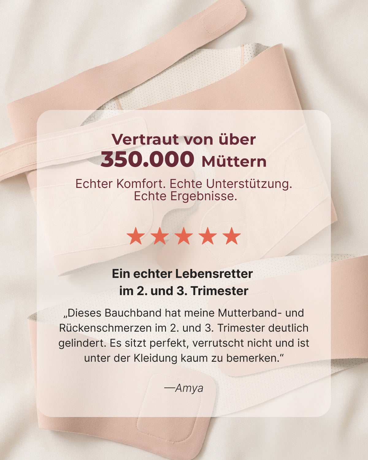 BumpEase - Momcozy Ergonest Schwangerschaftsgürtel