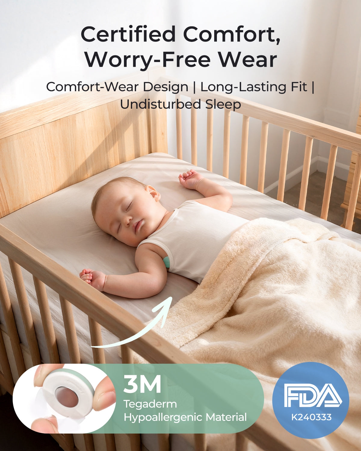 Momcozy Smartes Babythermometer – Medizinische Genauigkeit & Echtzeit-Überwachung per App