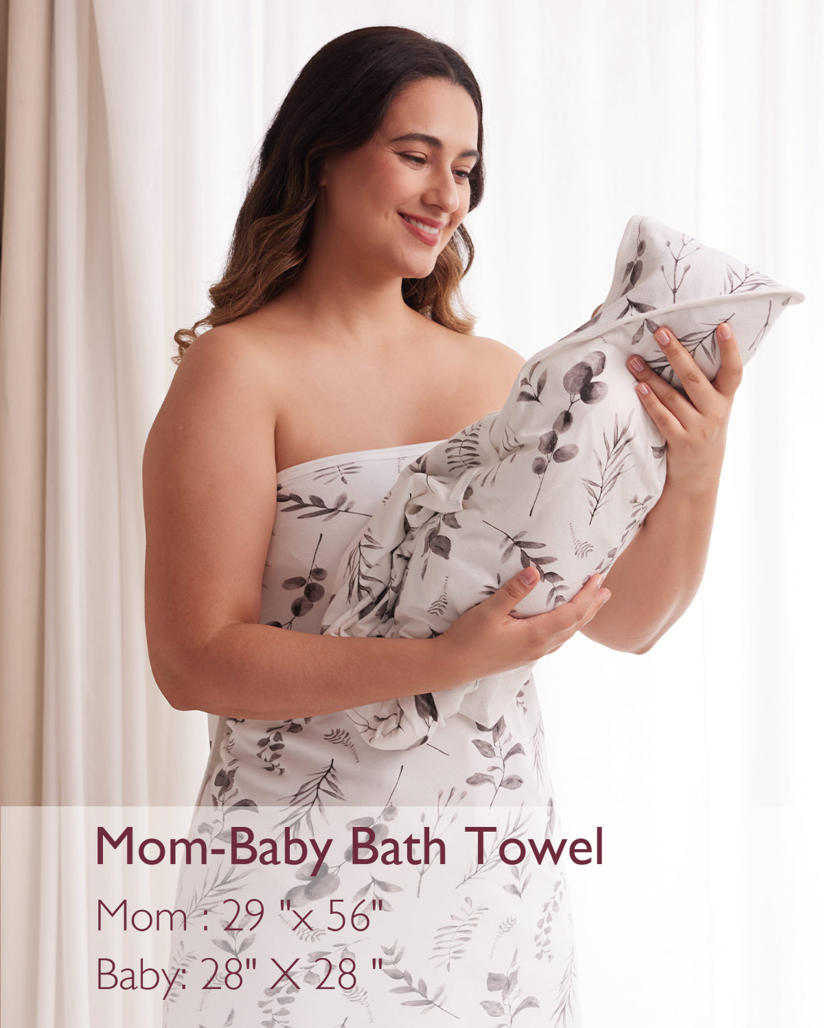 MOMCOZY BABY HOODED TELETEL FÜR NEUBORN DUUBE - 2 Zählung (Packung von 1)