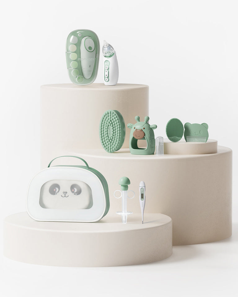 Translation missing: de.Momcozy All-in-1 Elite Babypflege-Set mit Nagelfeile, Nasensauger, Bürste und Etui