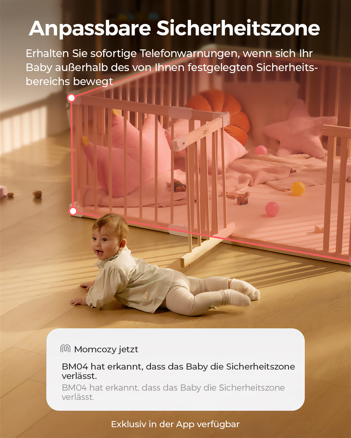 Momcozy 5-Zoll Dual-Mode Intelligentes Babyphone mit 2 Kameras - BM04