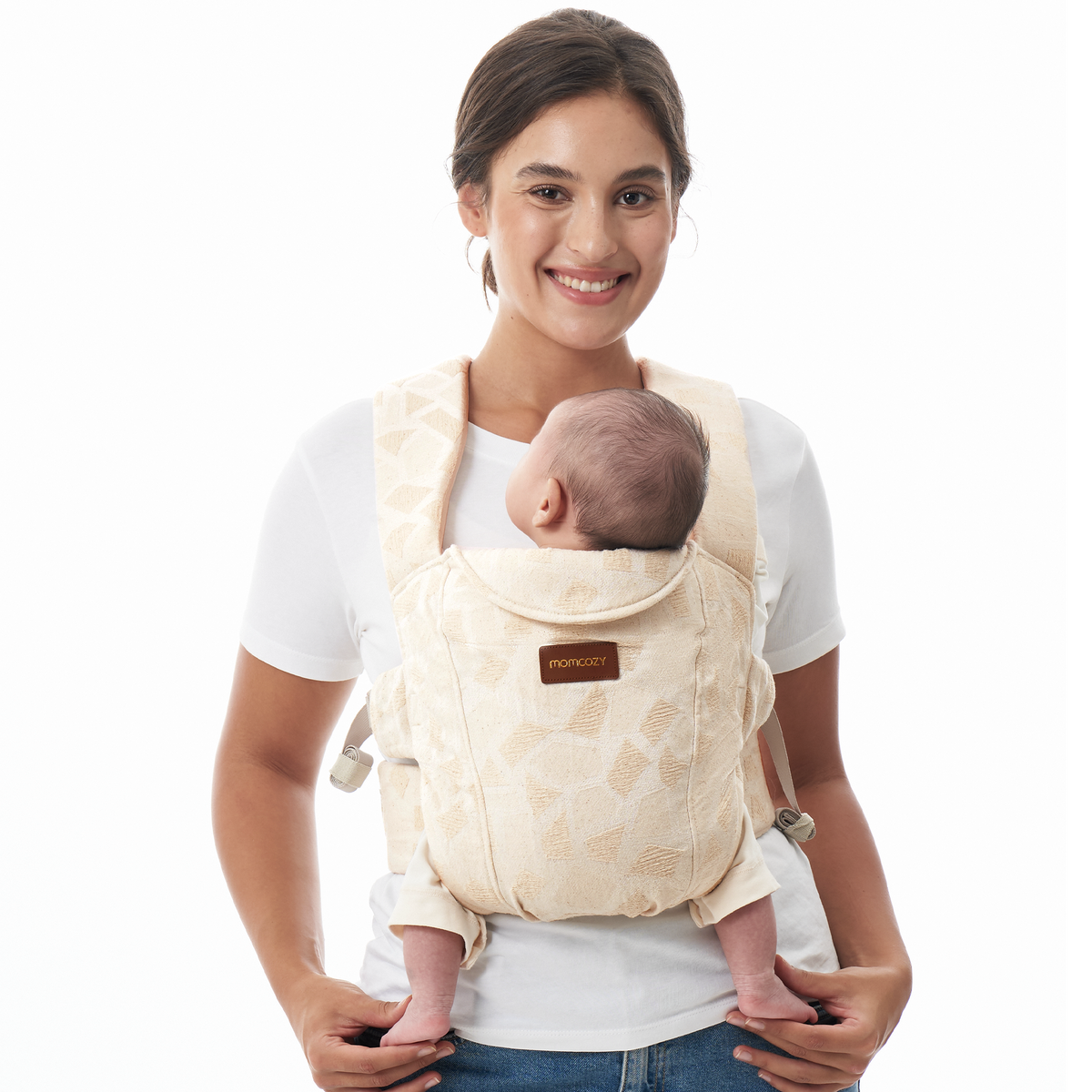 Momcozy WeeSnug Babytrage für Neugeborene (0 - 12M)