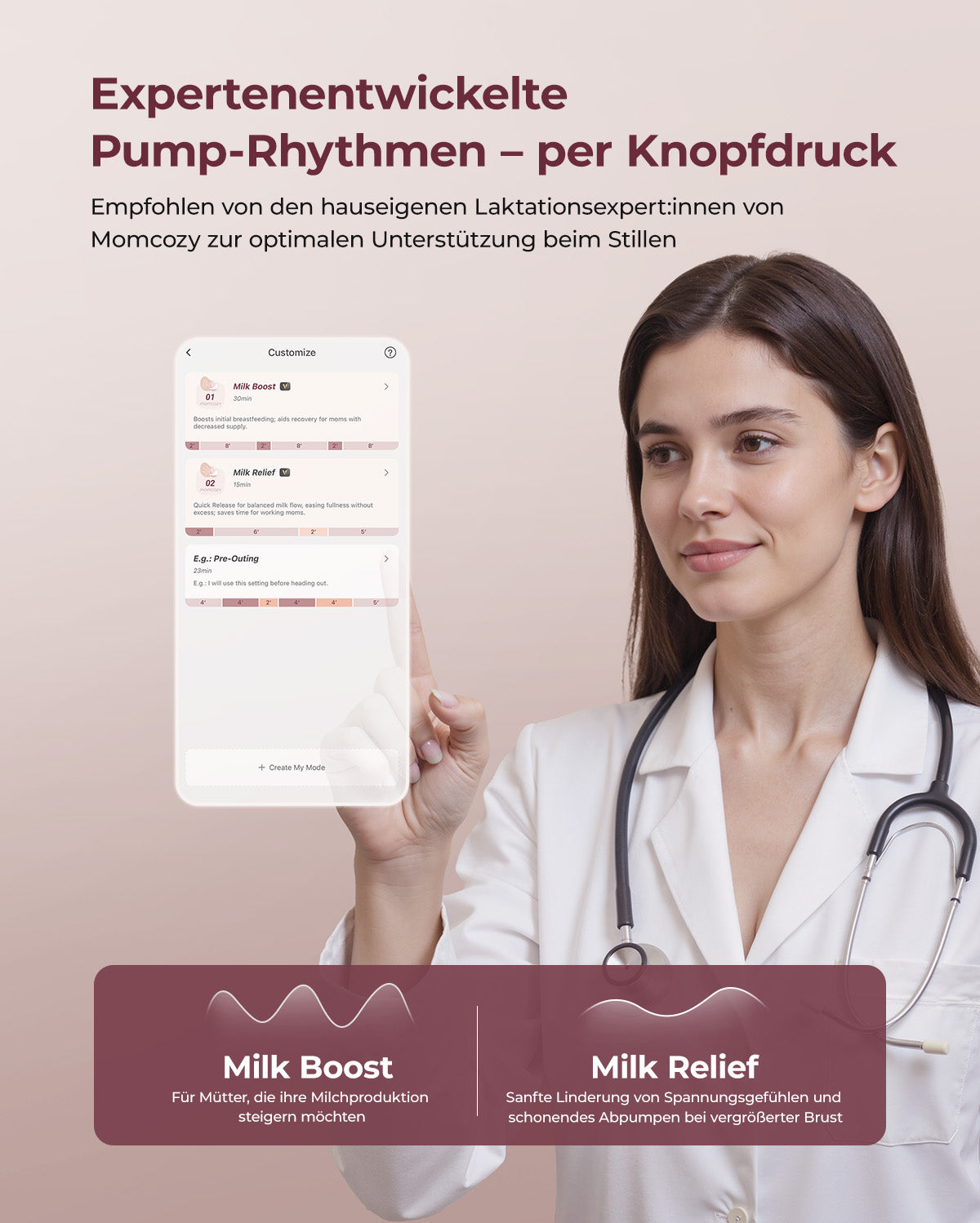 Momcozy Mobile Flow™ Freihändige Milchpumpe | M9