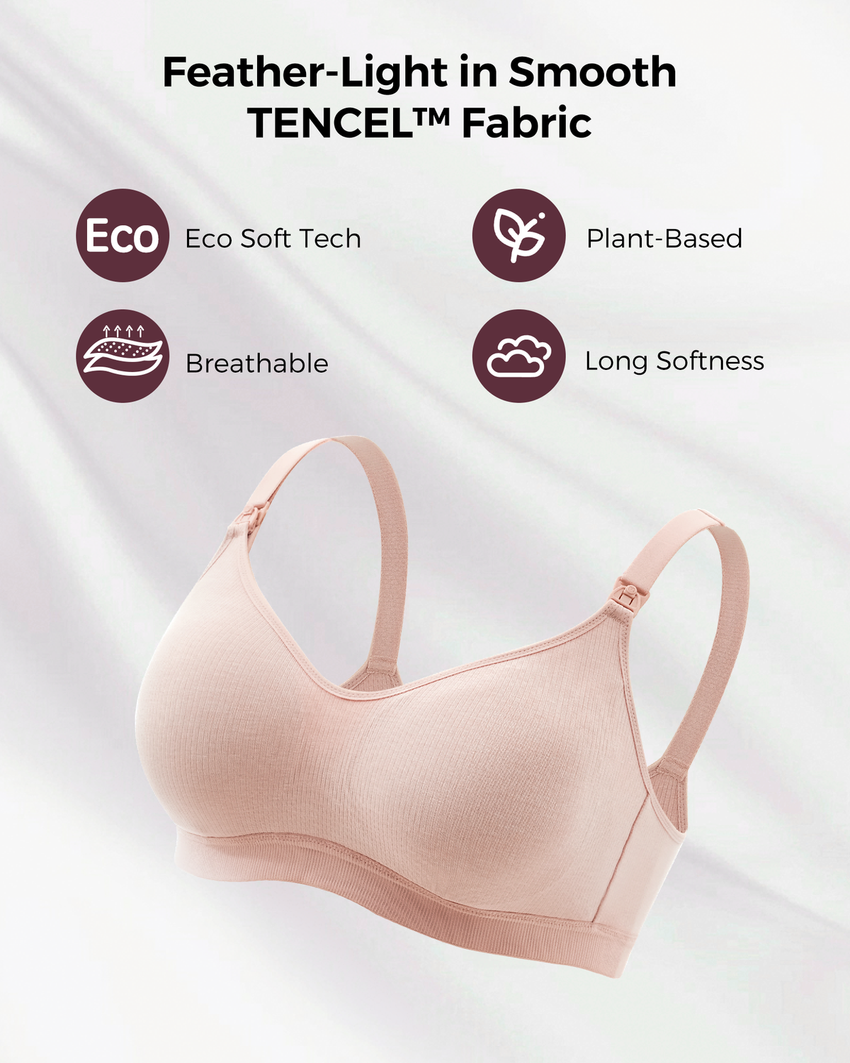 Momcozy Tencel™-Gewebe Kabelloser & nahtloser Pump-BH