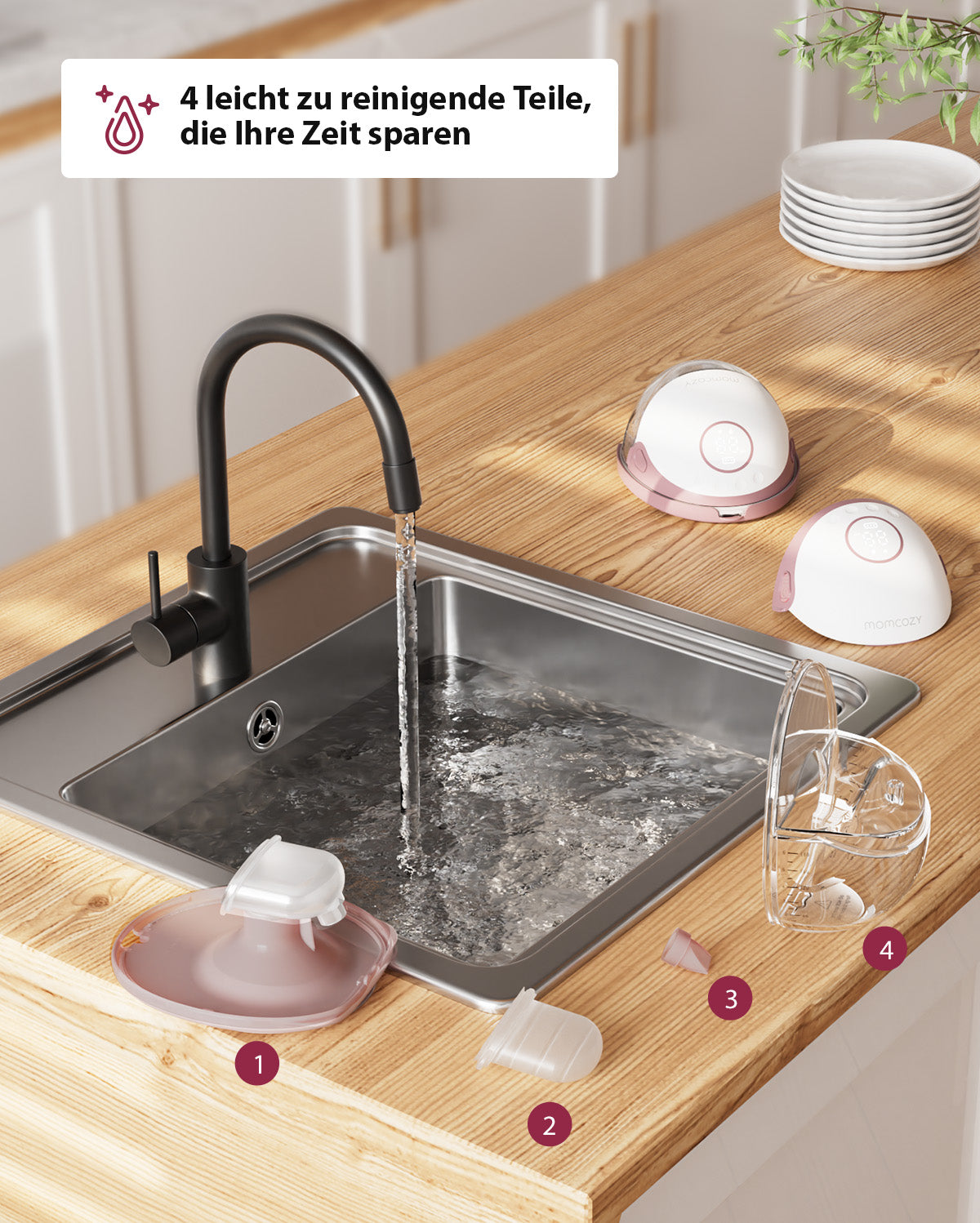 Momcozy Mobile Style™ Freihändige Milchpumpe | M6