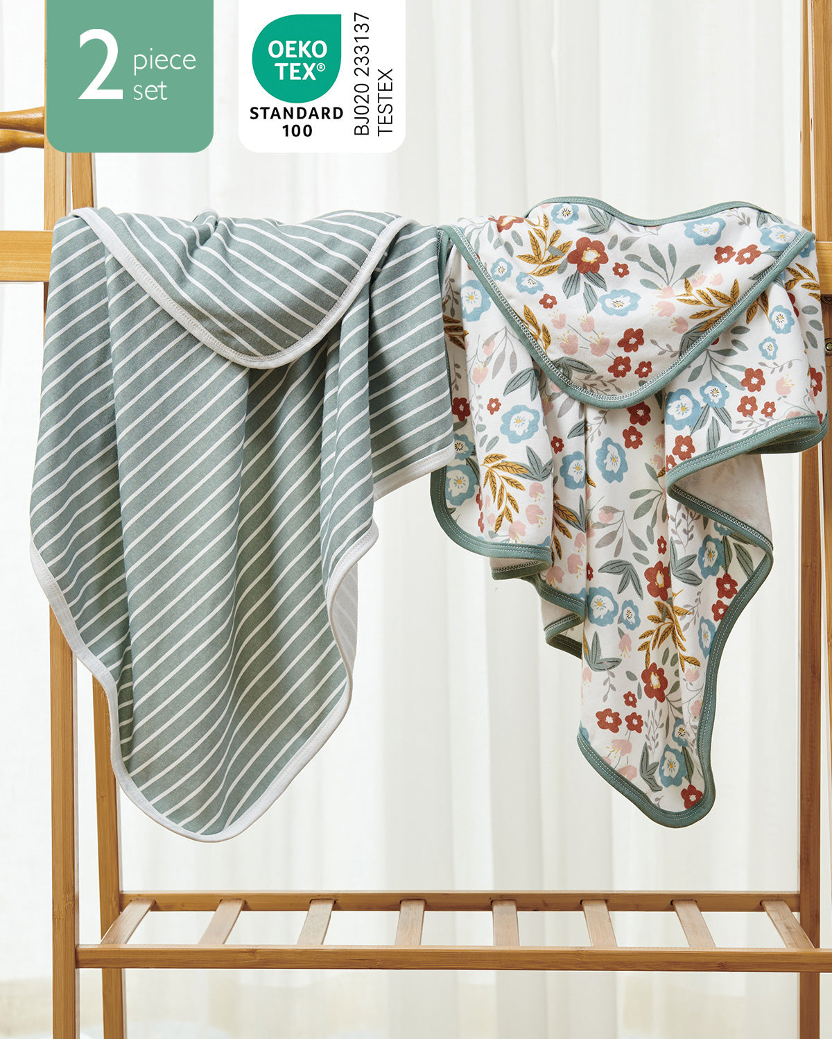 MOMCOZY BABY HOODED TELETEL FÜR NEUBORN DUUBE - 2 Zählung (Packung von 1)