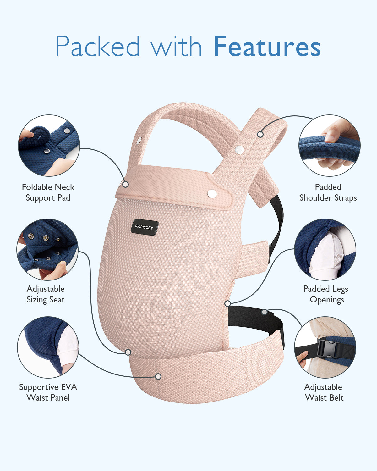 Momcozy PureHug Air Mesh Babytrage
