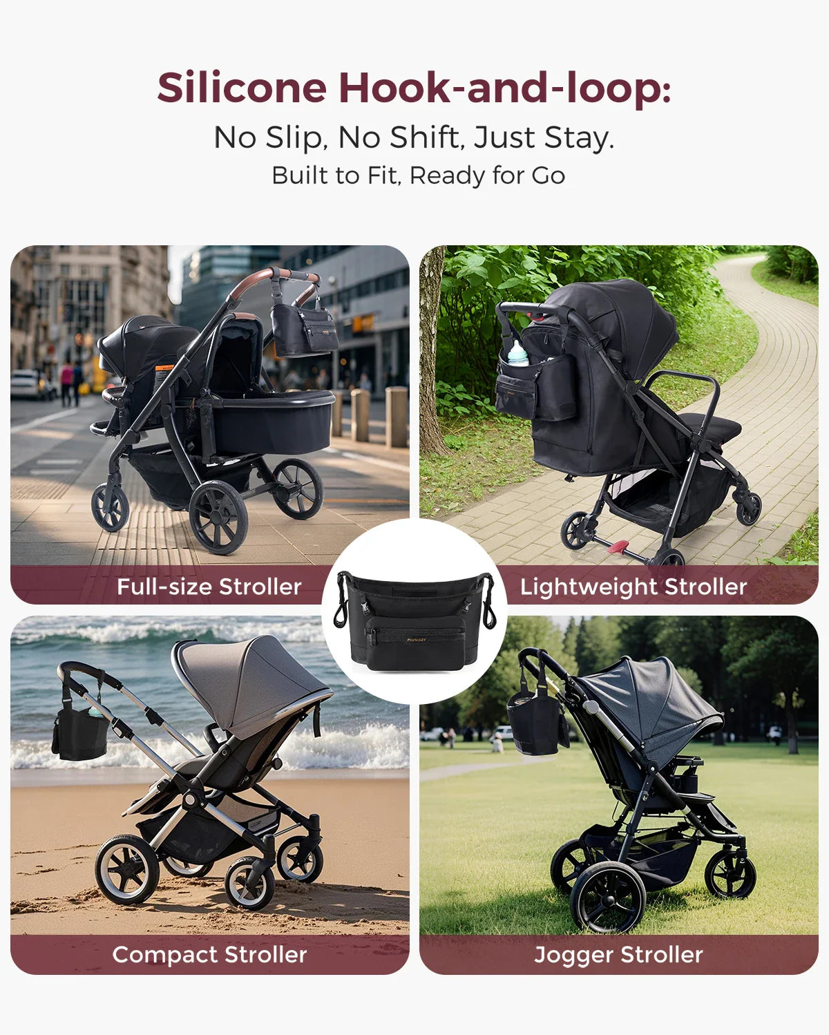 Momcozy Universale Kinderwagen-Organizer