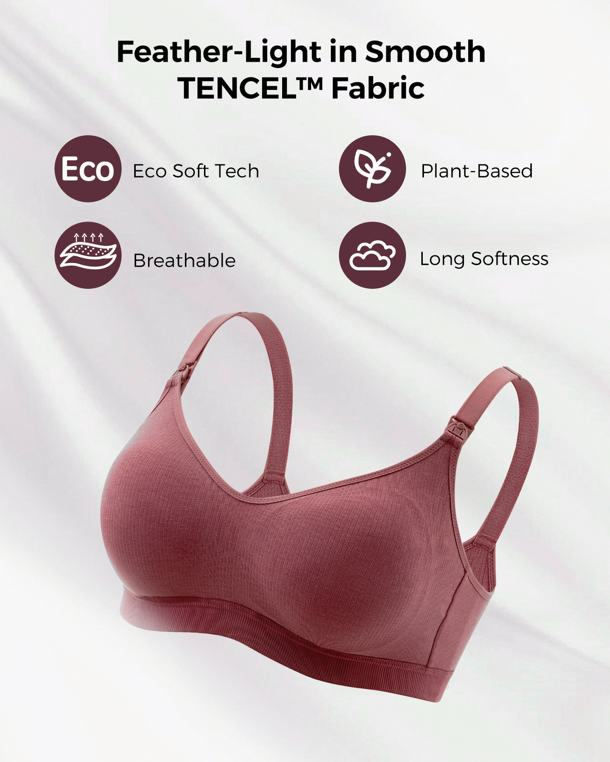 Momcozy Tencel™-Gewebe Kabelloser & nahtloser Pump-BH