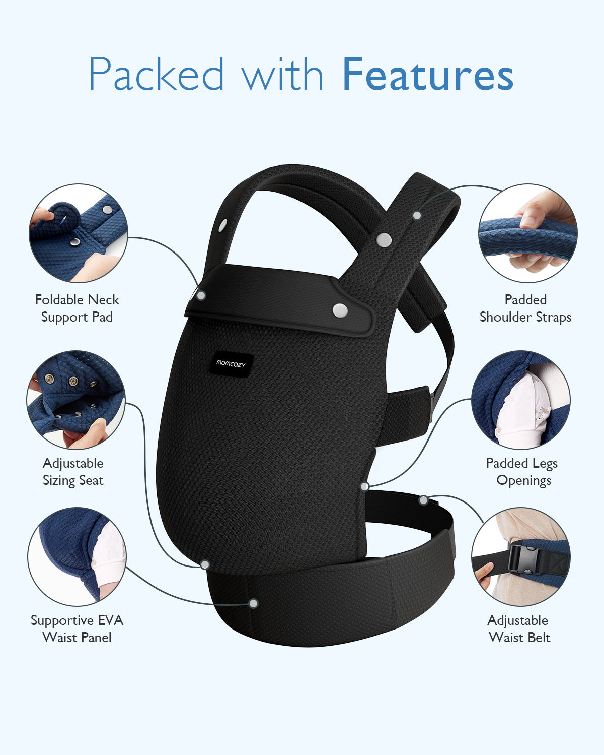Momcozy PureHug Air Mesh Babytrage