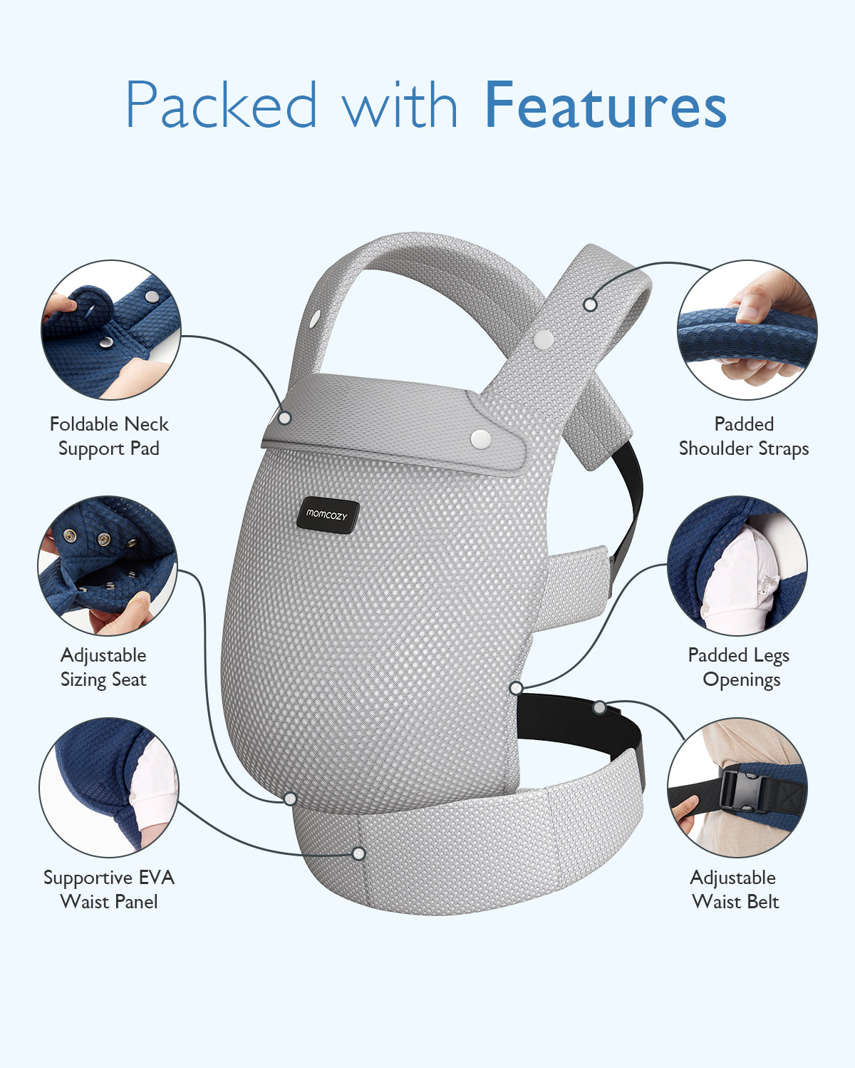 Momcozy PureHug Air Mesh Babytrage