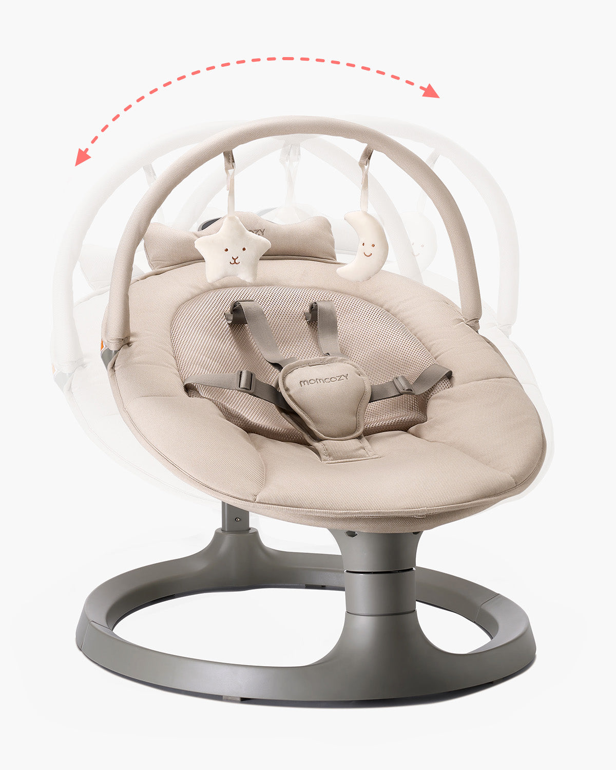 Momcozy 2-in-1 elektrische Babyschaukel