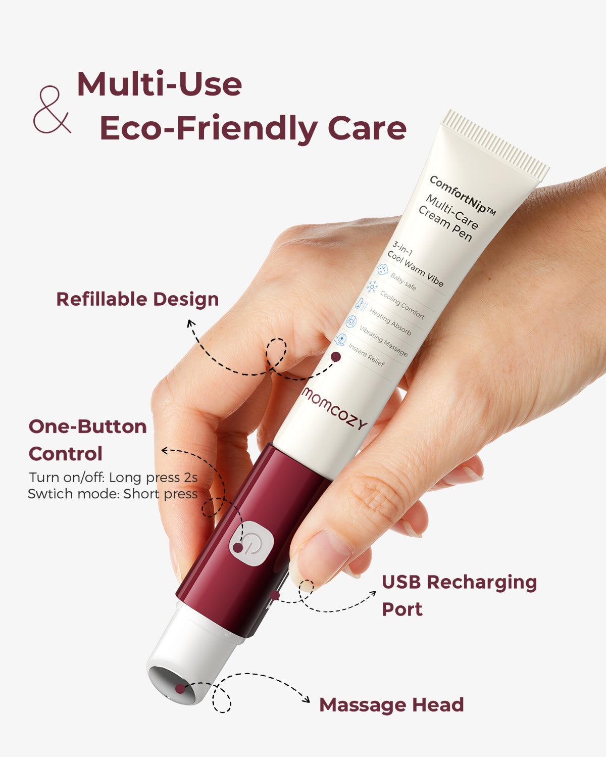 Momcozy ComfortNip™ Multi-Pflege für Brustwarzen