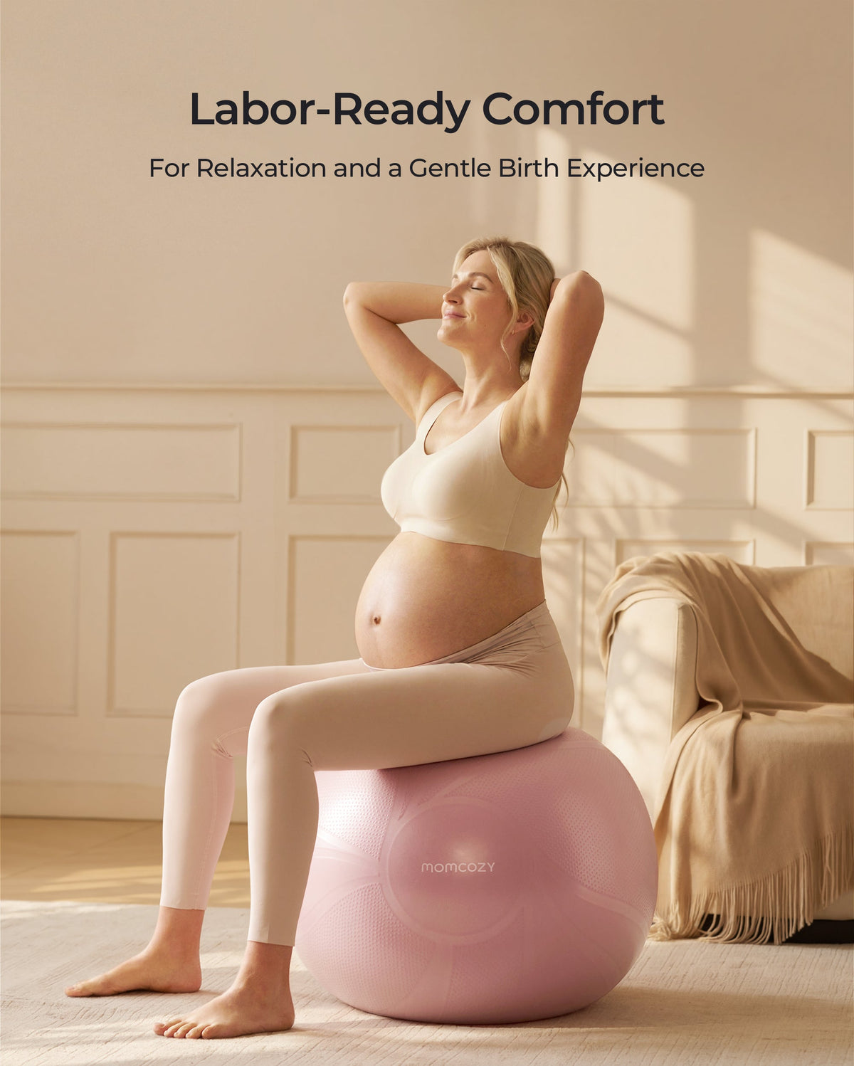 BirthEase Pregnancy Ball  Set— Birthing Ball
